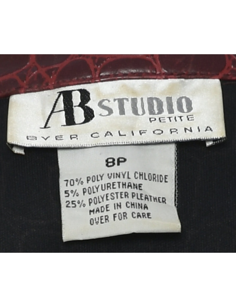Animal Print Y2K Jacket - M