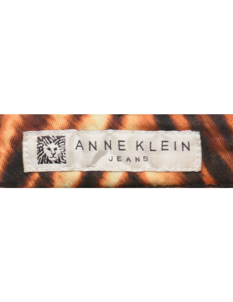 Animal Print Y2K Trousers - W28 L33