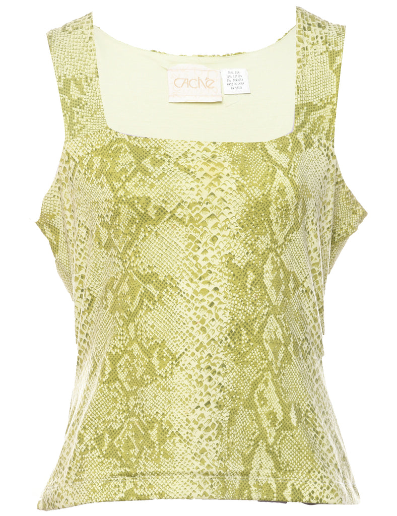 Animal Printed Top - M