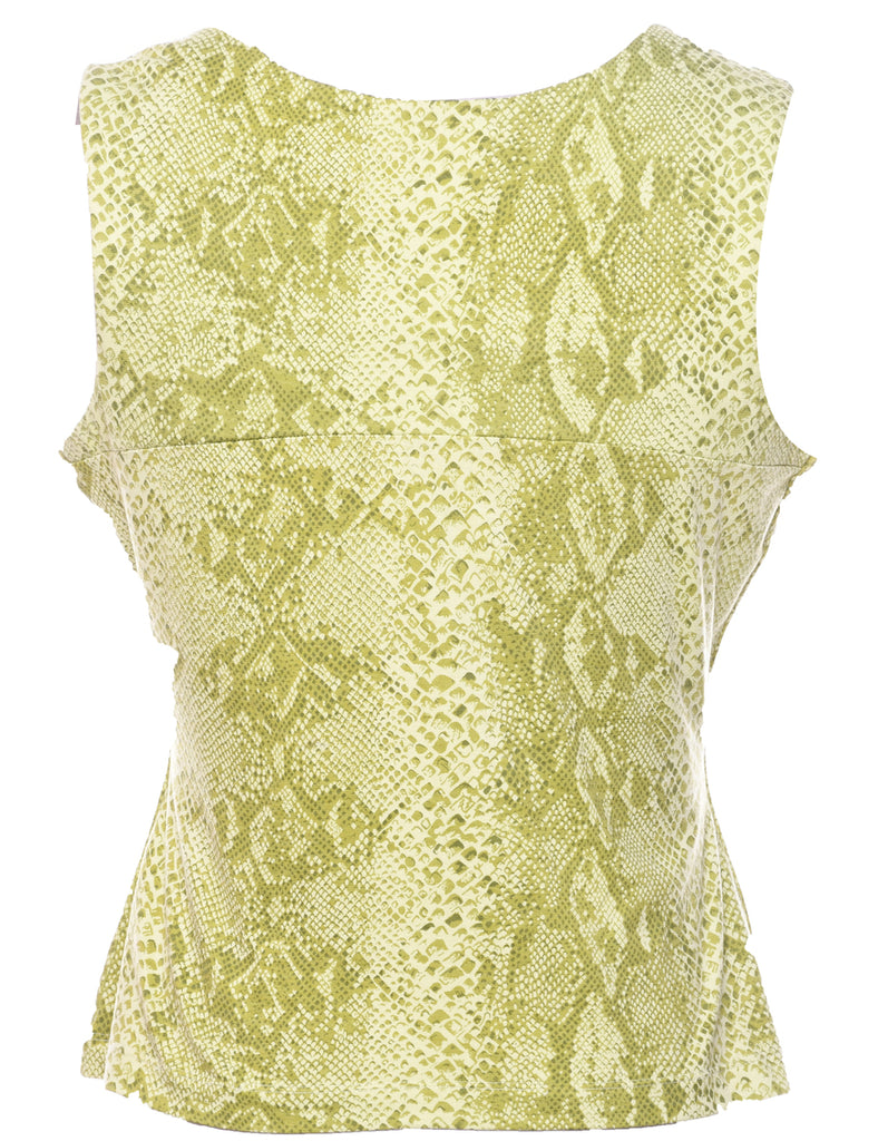 Animal Printed Top - M