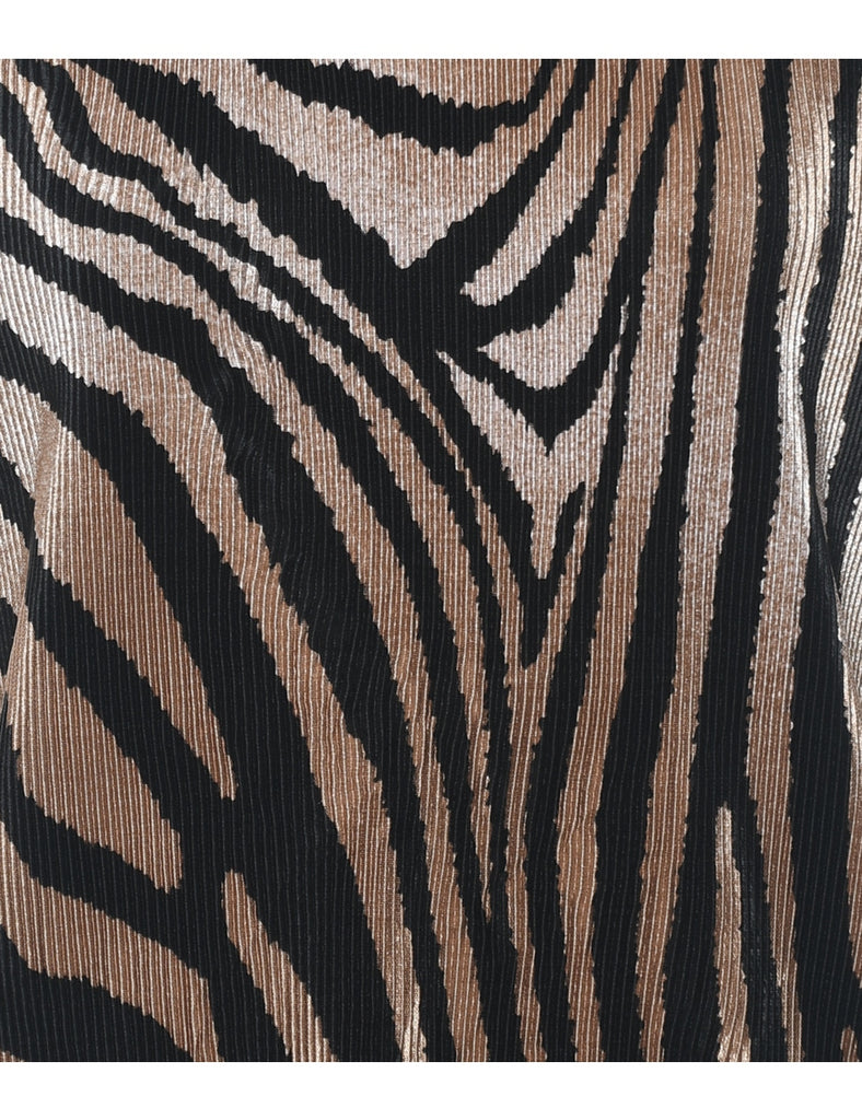Animal Printed Top - L