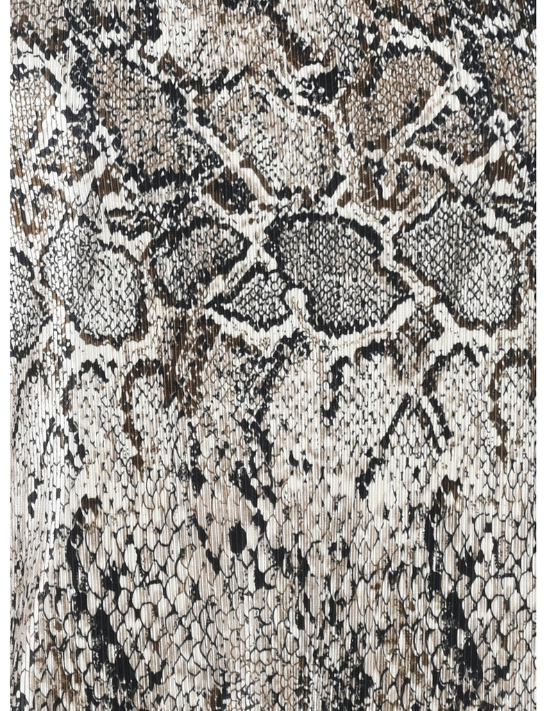 Animal Printed Top - L