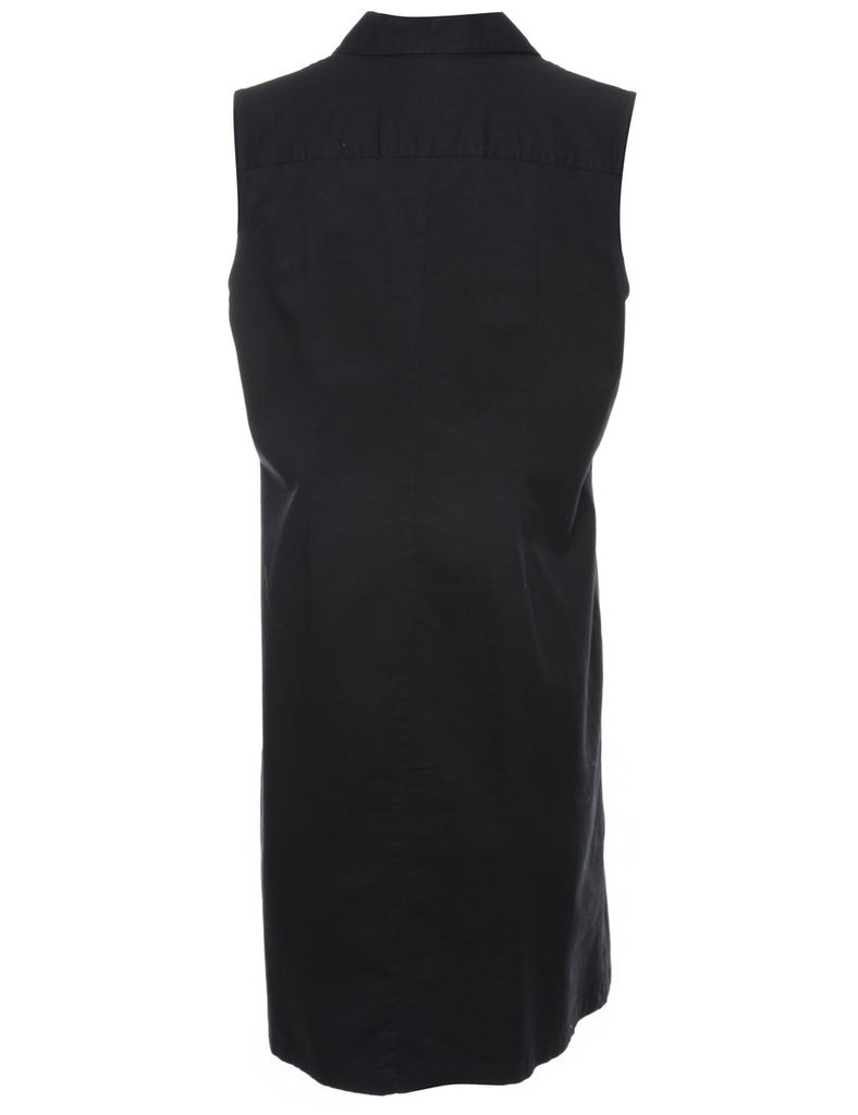 Annex Black Shirt Dress - L
