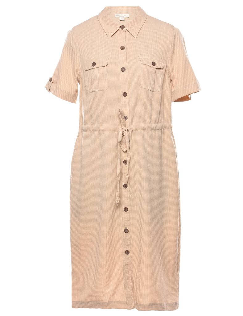 Appleseed's Checked Shirt Dress - M