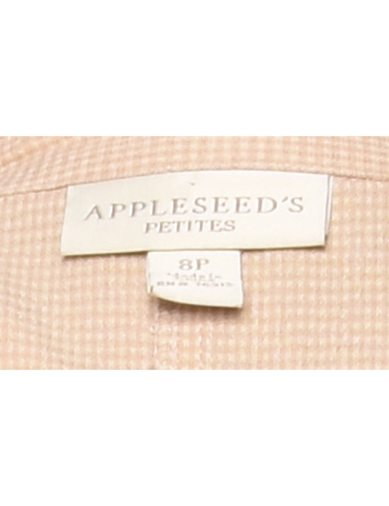Appleseed's Checked Shirt Dress - M