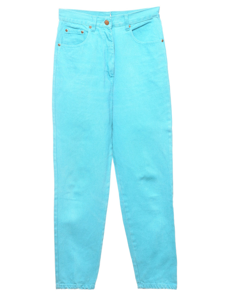 Aqua Blue Tapered Jeans - W26 L31