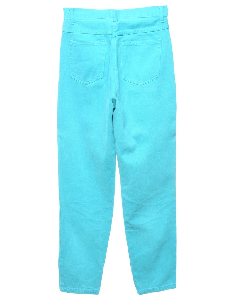 Aqua Blue Tapered Jeans - W26 L31