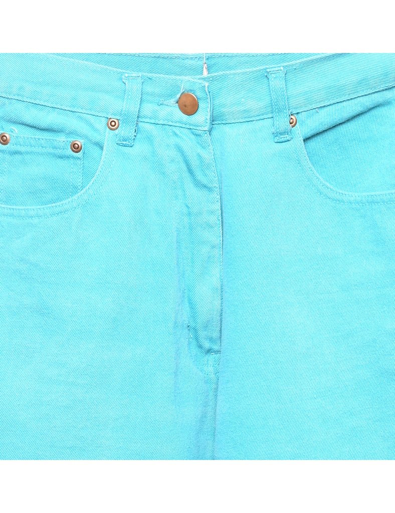 Aqua Blue Tapered Jeans - W26 L31
