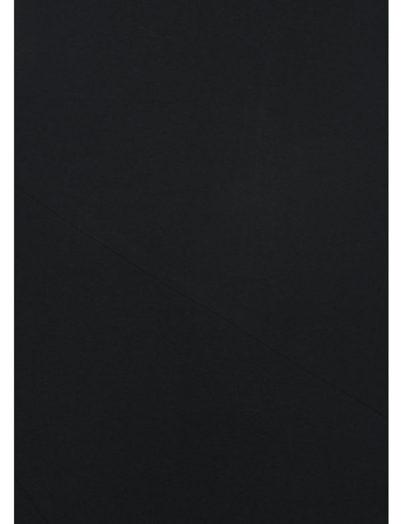 Asymmetric Black Dress - M