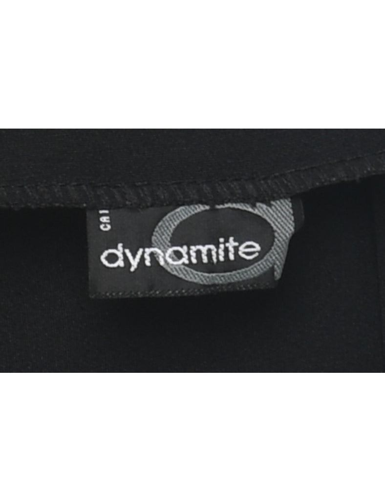 Asymmetric Black Dress - M