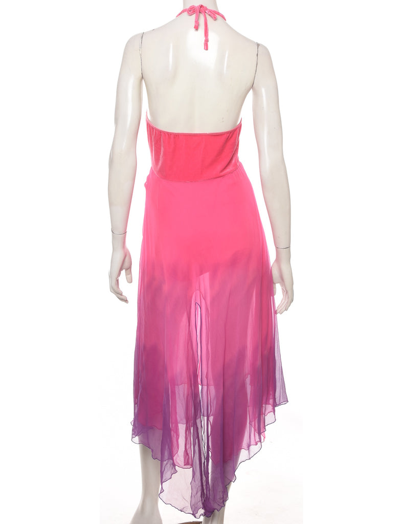 Asymmetric Pink Showgirl Outfit - XS