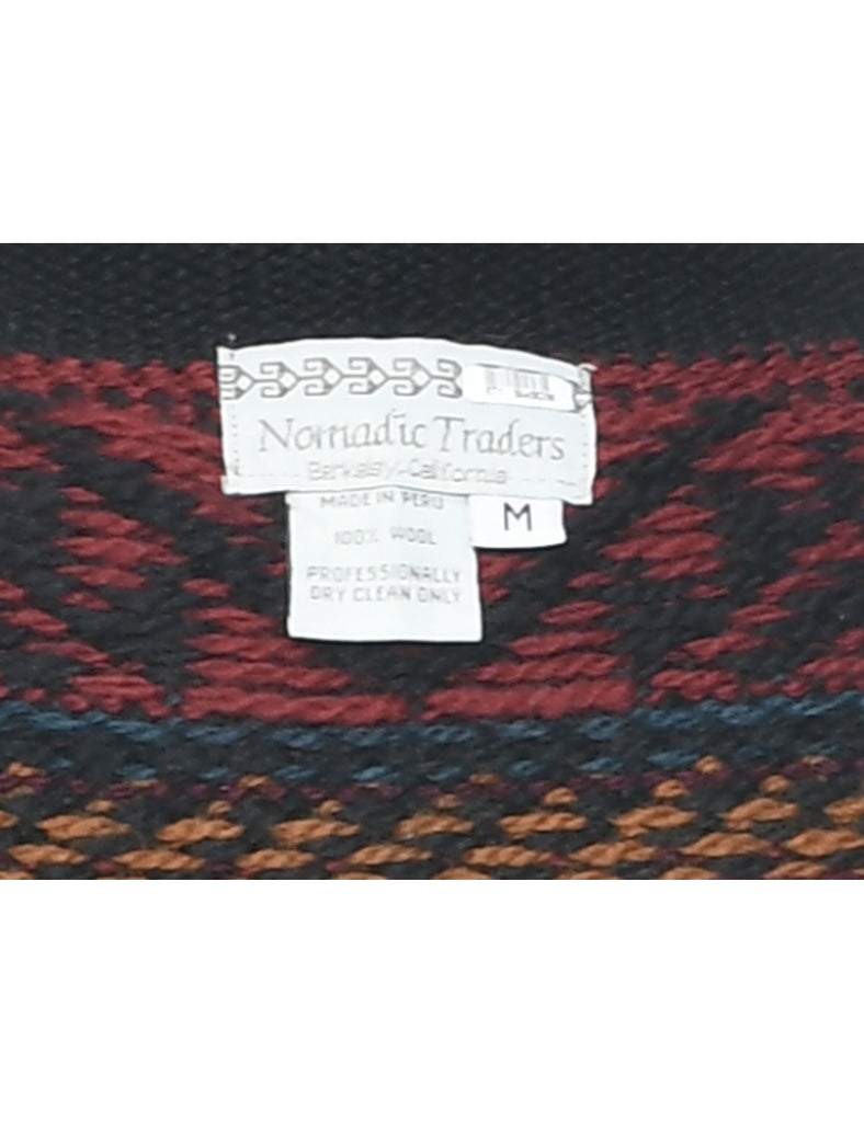 Aztec Print Jumper - M