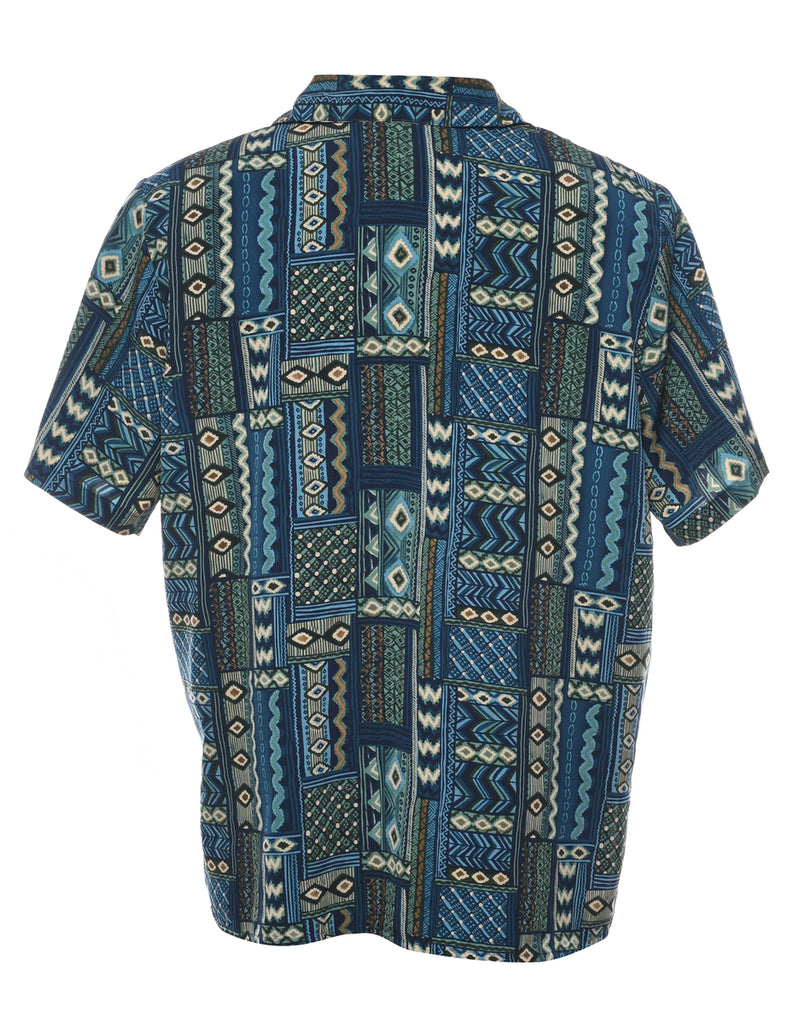 Aztec Print Shirt - M