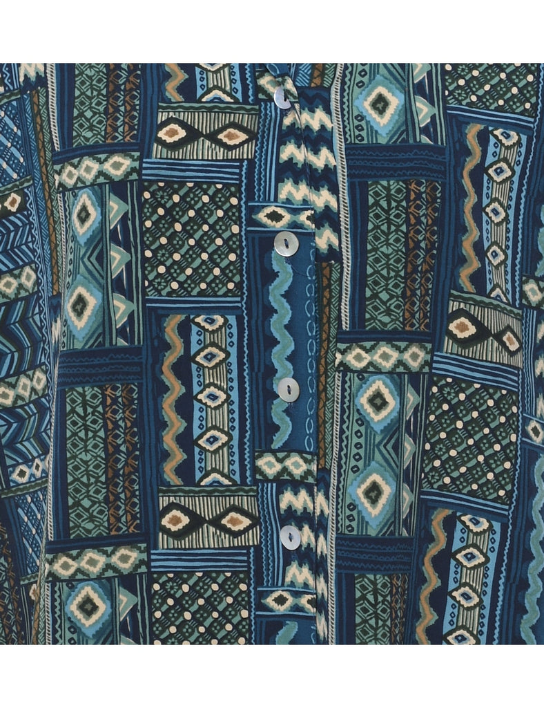 Aztec Print Shirt - M