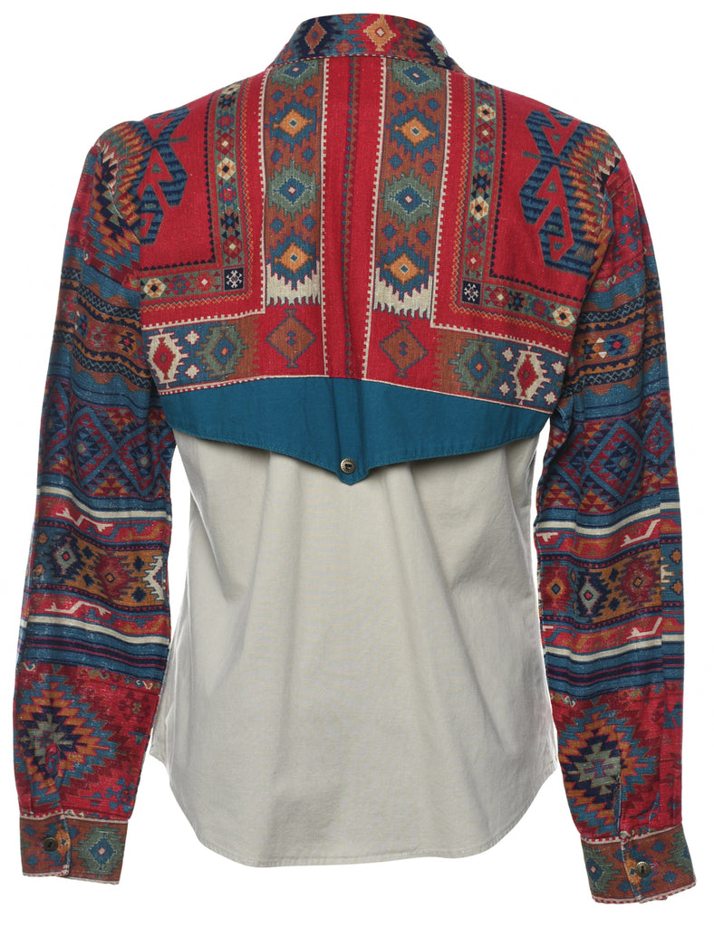 Aztec Western Roper Shirt - S