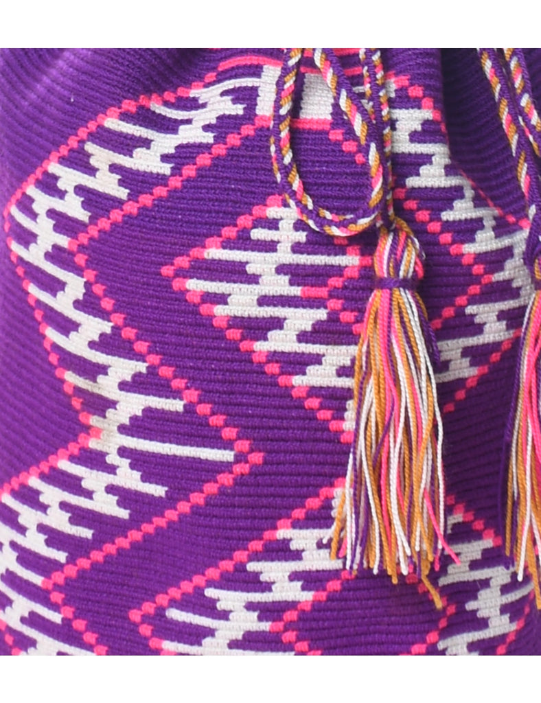 AztecPrint Bucket Bag - M