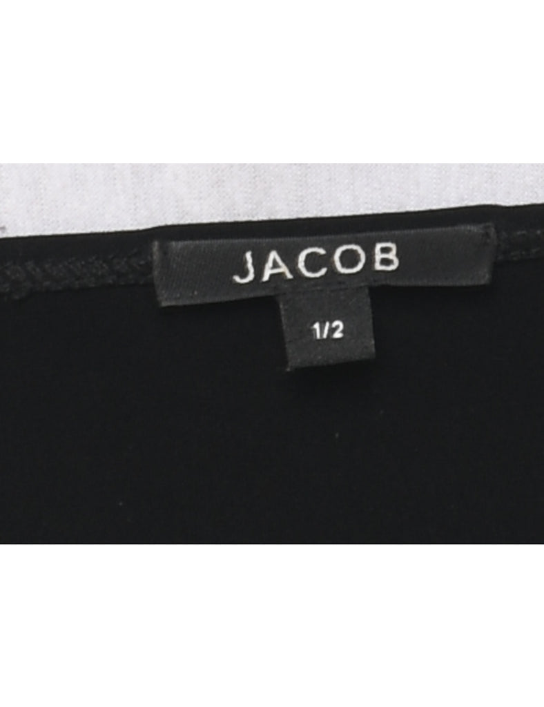 Backless Black Y2K Dress - XS