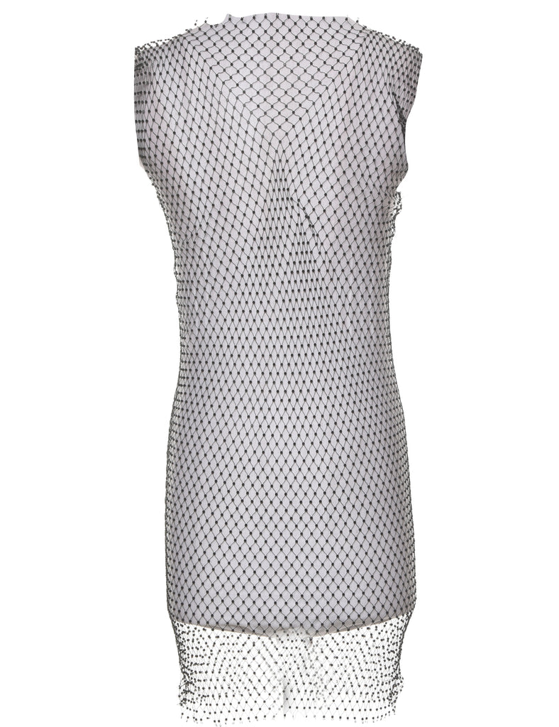 Beaded Black Dress - XS