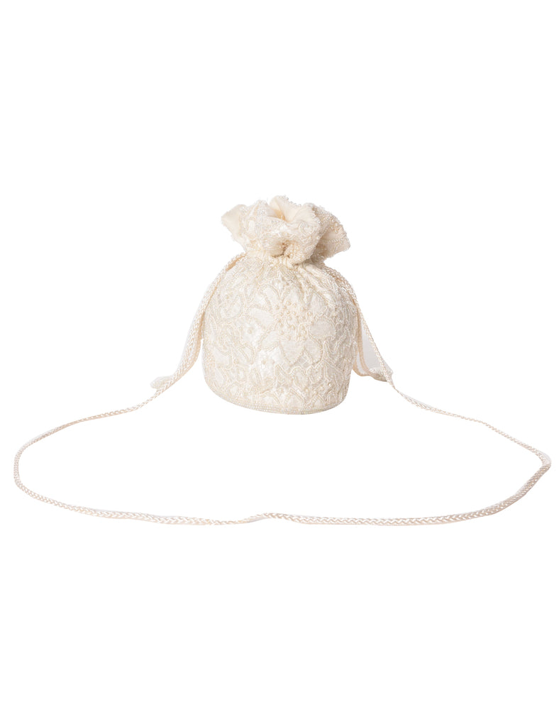 Beaded Bucket Miniaudiere Bag - XS