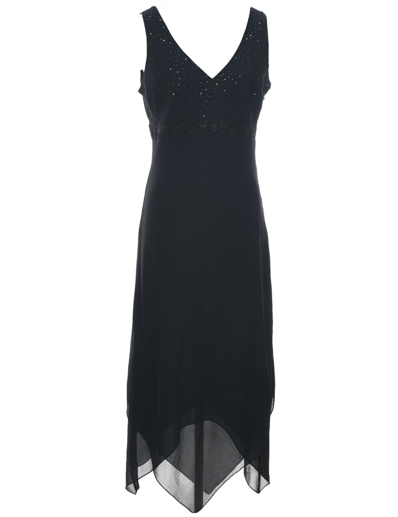 Beaded Evening Dress - M