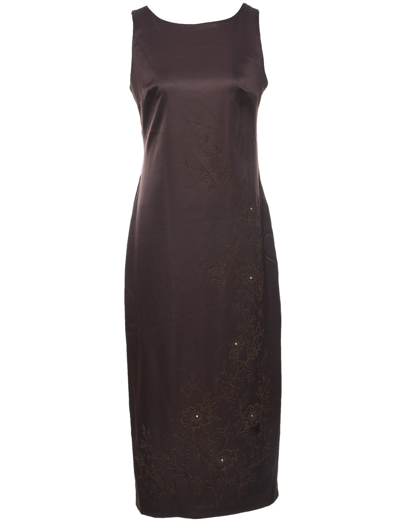 Beaded Evening Dress - S