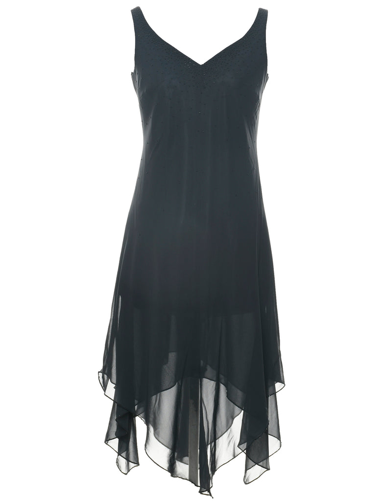 Beaded Evening Dress - M