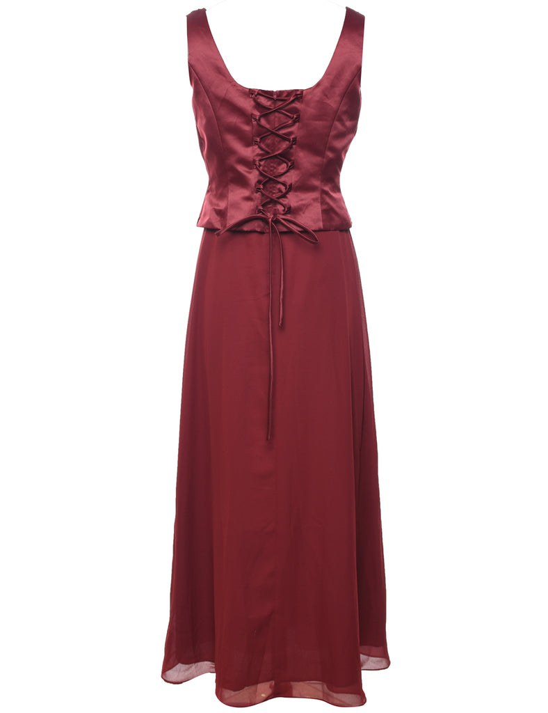 Beaded Evening Dress - M
