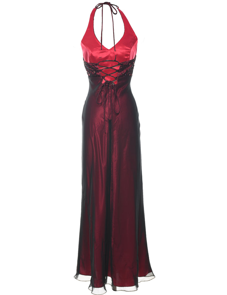 Beaded Evening Dress - M