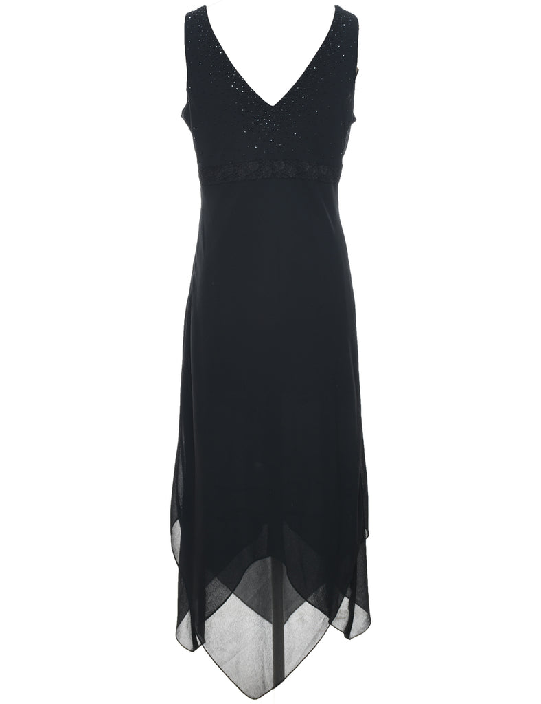 Beaded Evening Dress - M