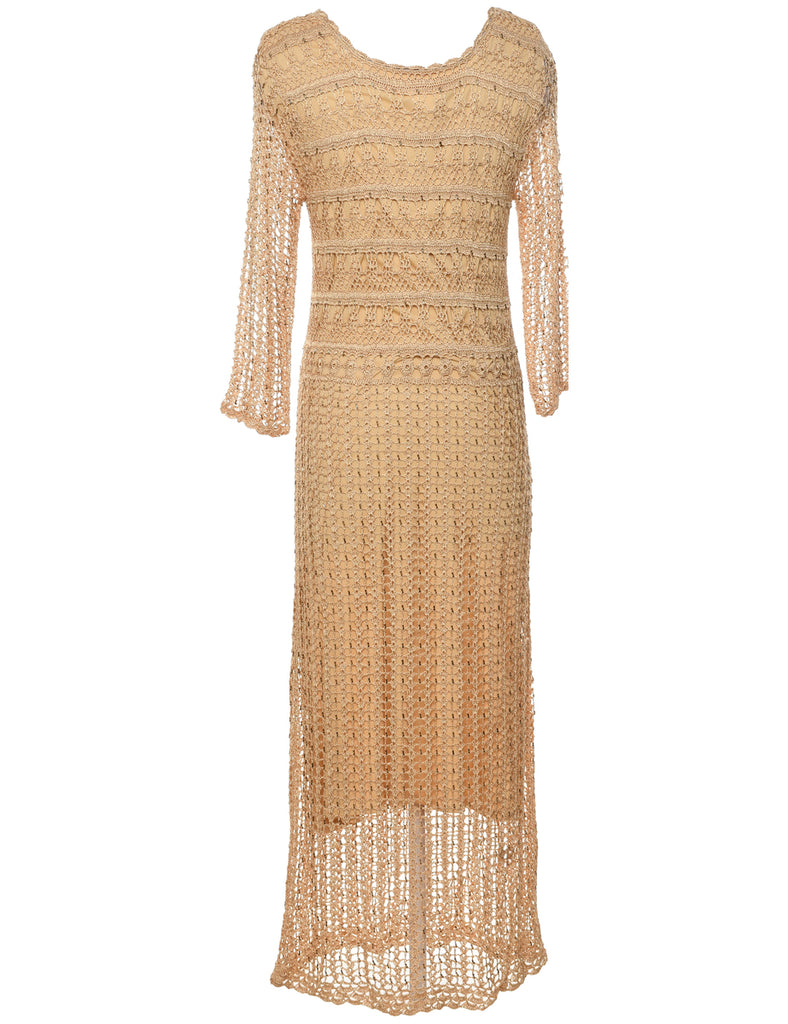 Beaded Evening Dress - M