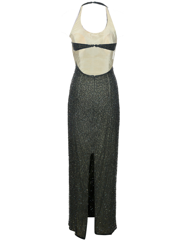 Beaded Evening Dress - XS