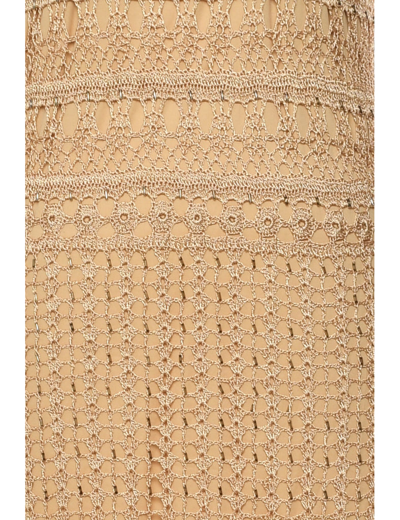 Beaded Evening Dress - M