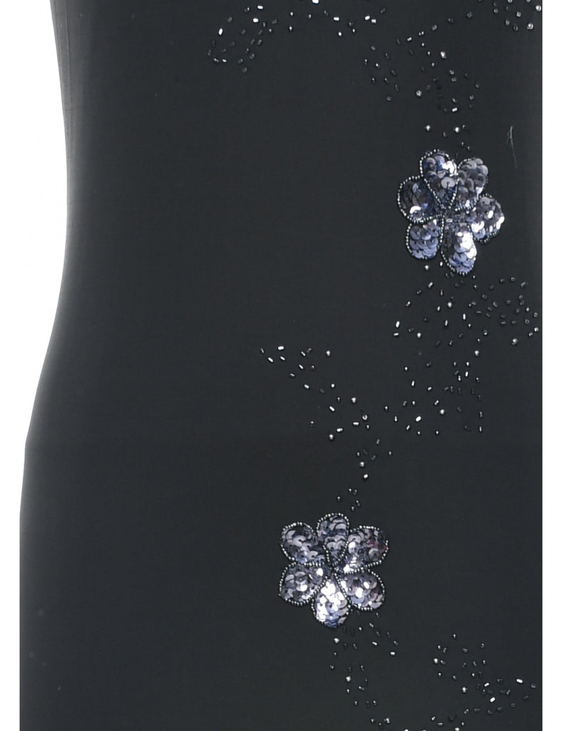 Beaded Evening Dress - S