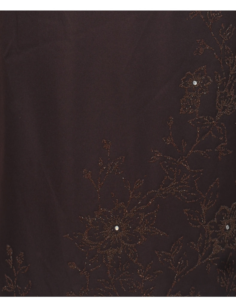 Beaded Evening Dress - S