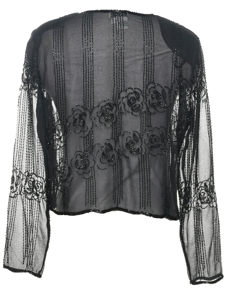 Beaded Evening Jacket - S