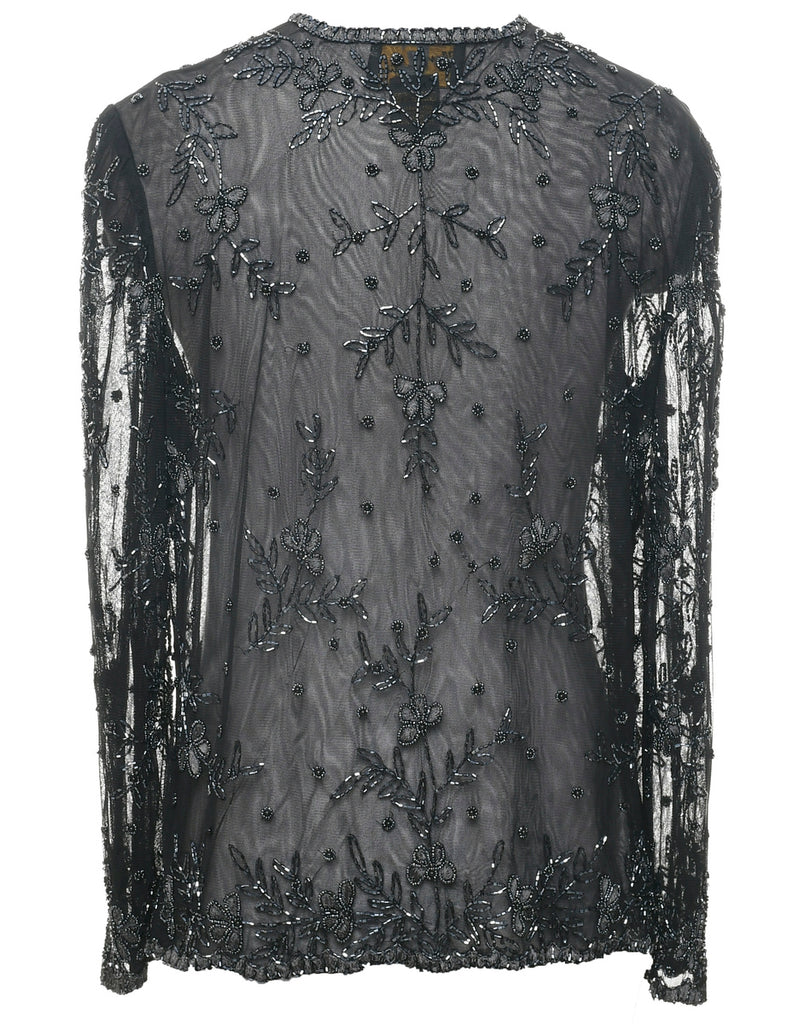 Beaded Evening Jacket - M