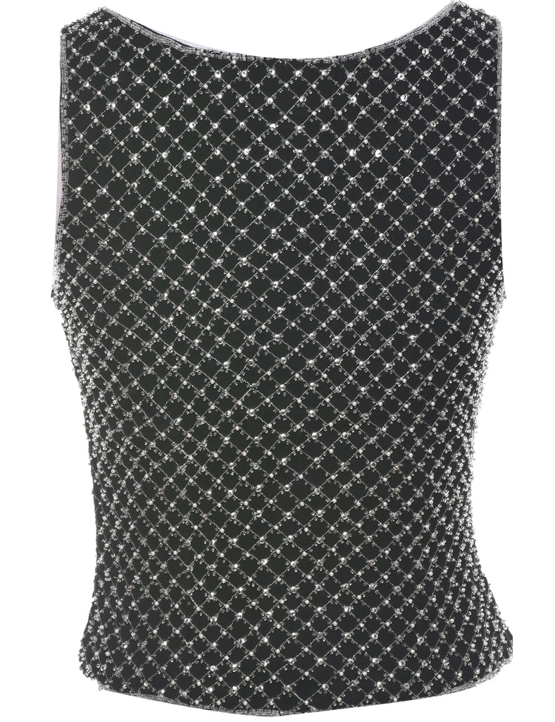 Beaded Evening Top - M