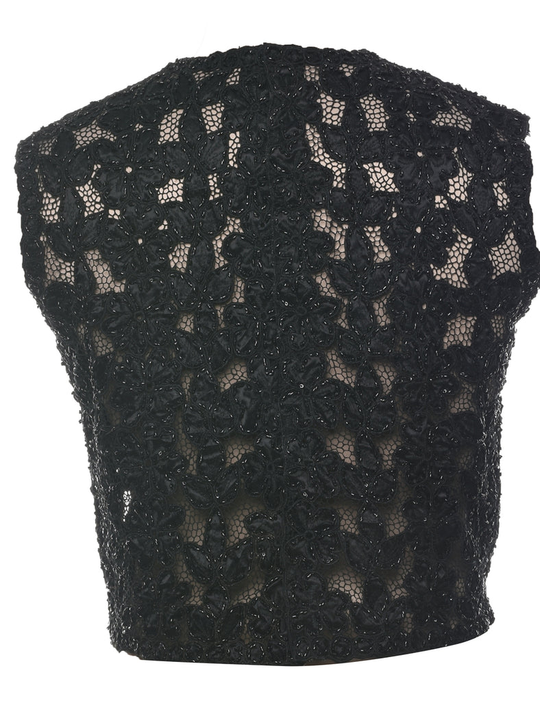 Beaded Evening Top - M