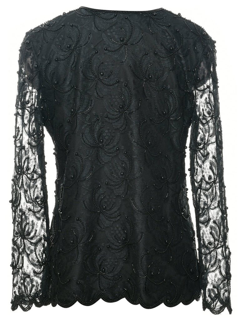Beaded Evening Top - M