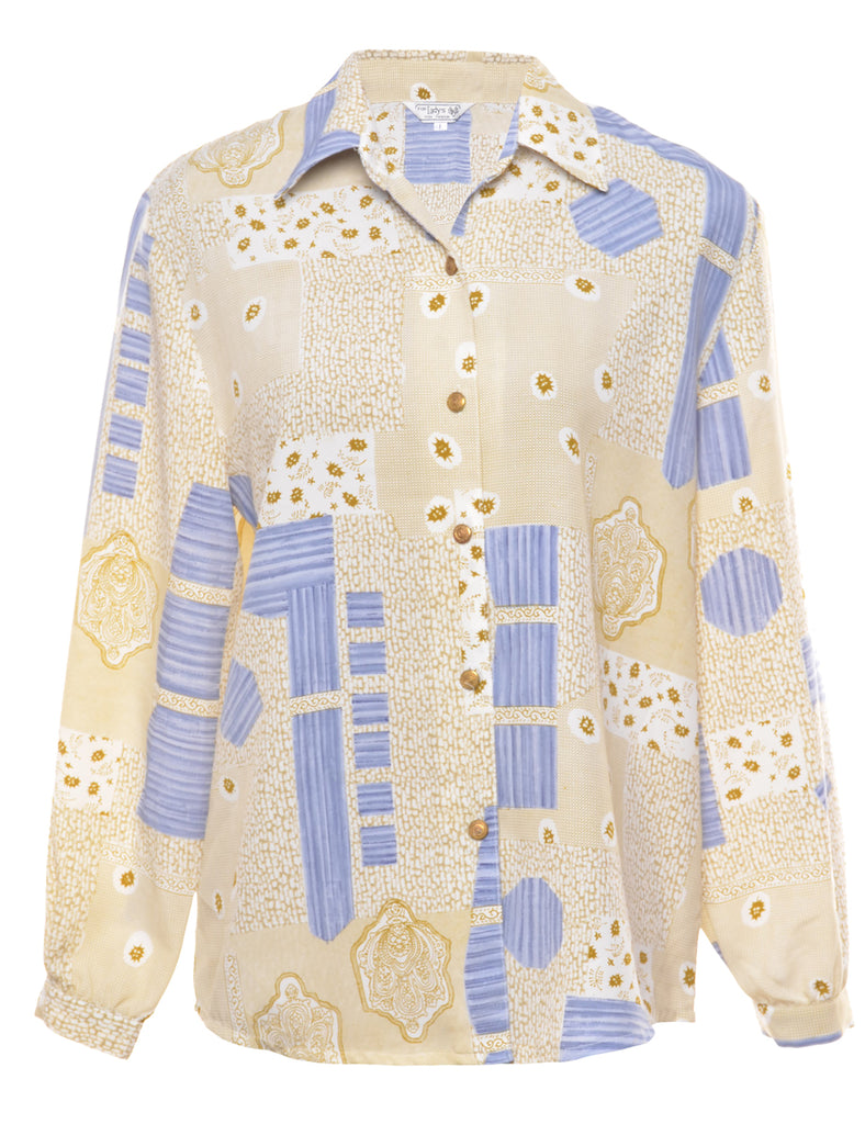 Beige Blouse - L