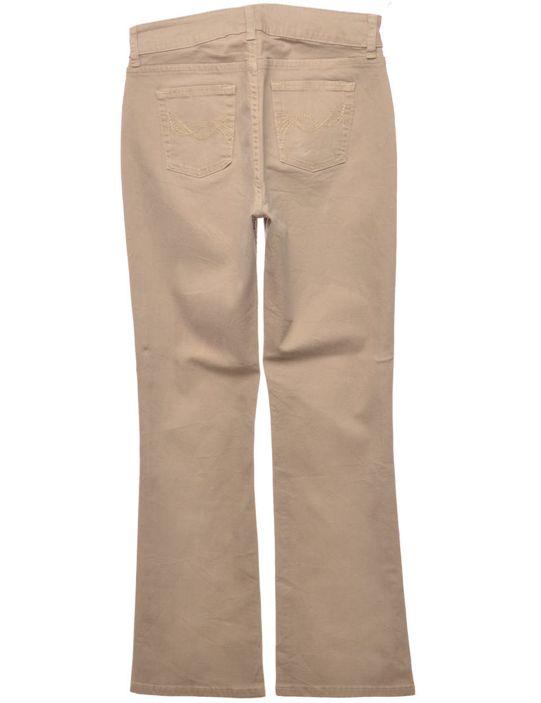 Beige Boot Cut Lee Jeans - W30 L30