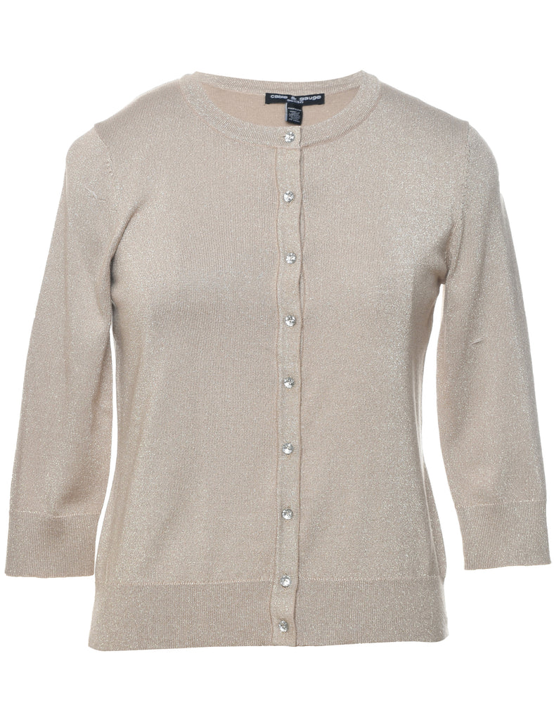 Beige Cardigan - M