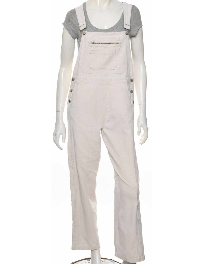 Beige Dungarees - W35 L29