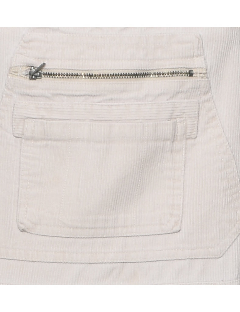 Beige Dungarees - W35 L29