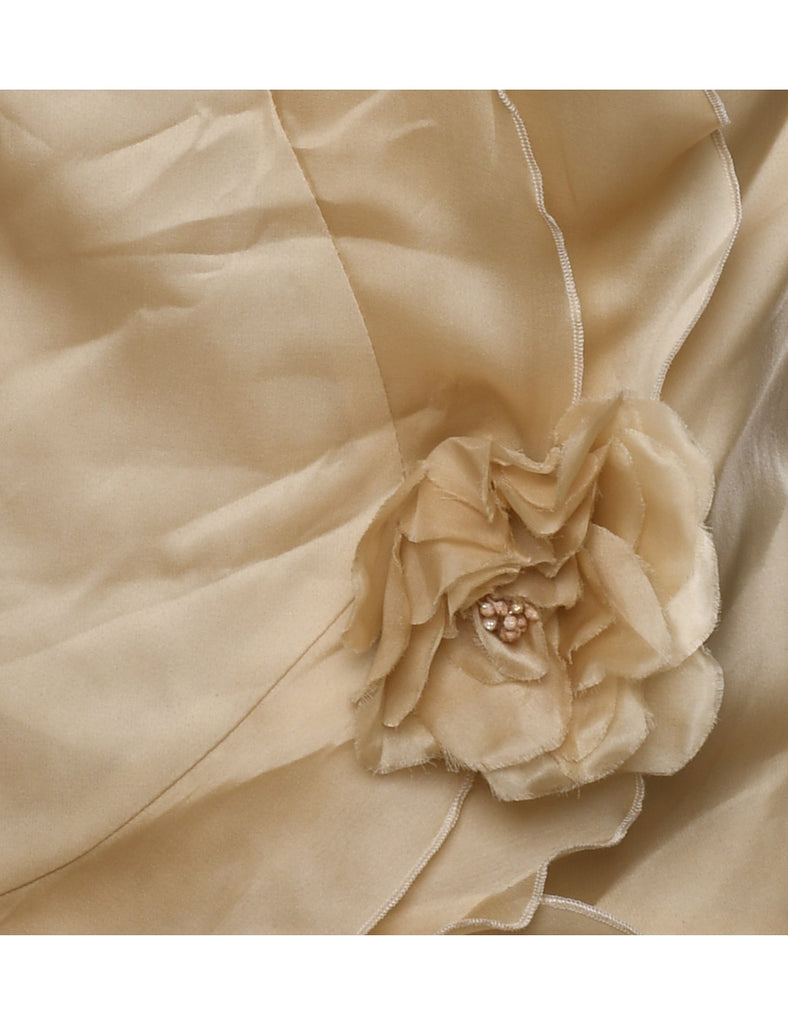 Beige Frilly Corset - S