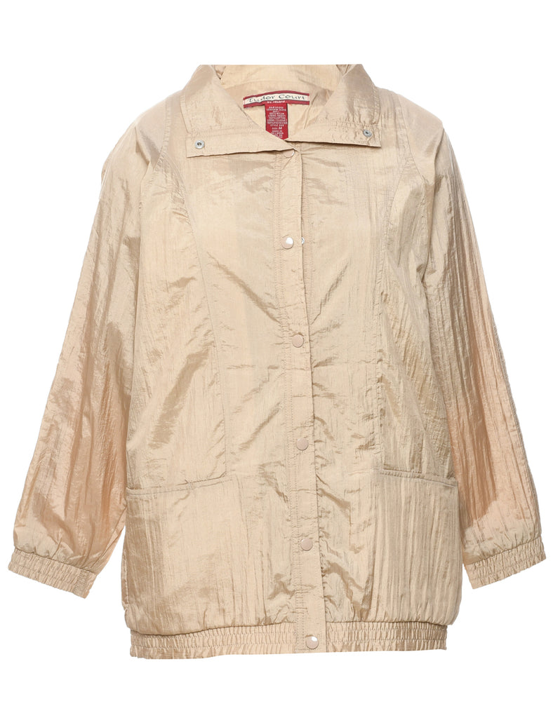 Beige Nylon Jacket - M