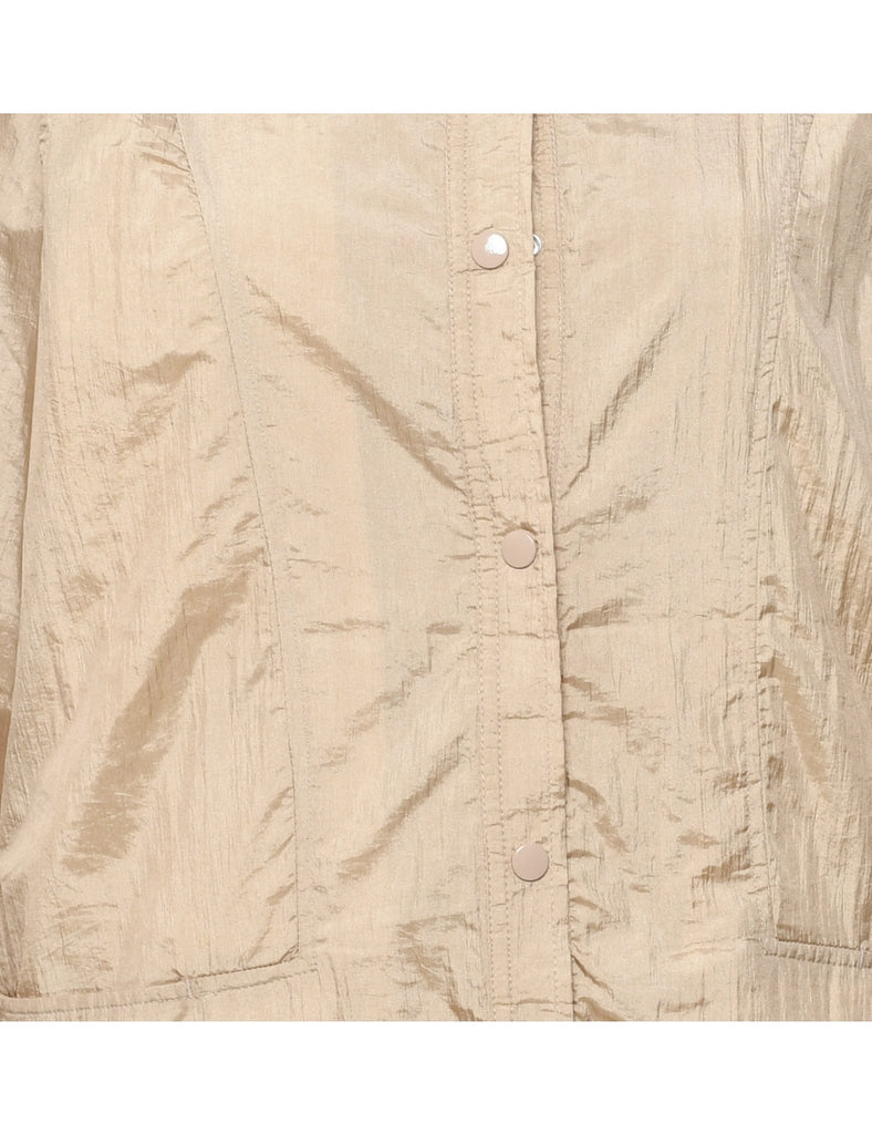 Beige Nylon Jacket - M