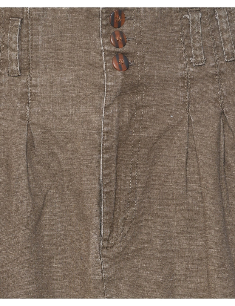 Beige Pencil Skirt - M