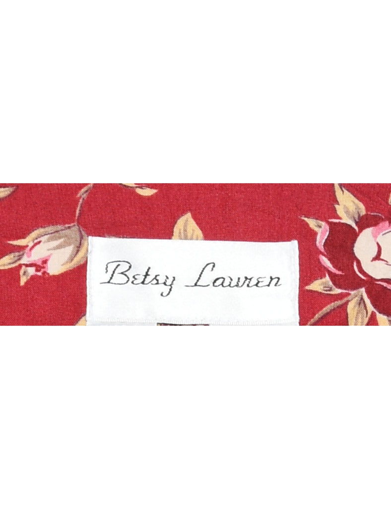 Betsy Lauren Red Dress - M