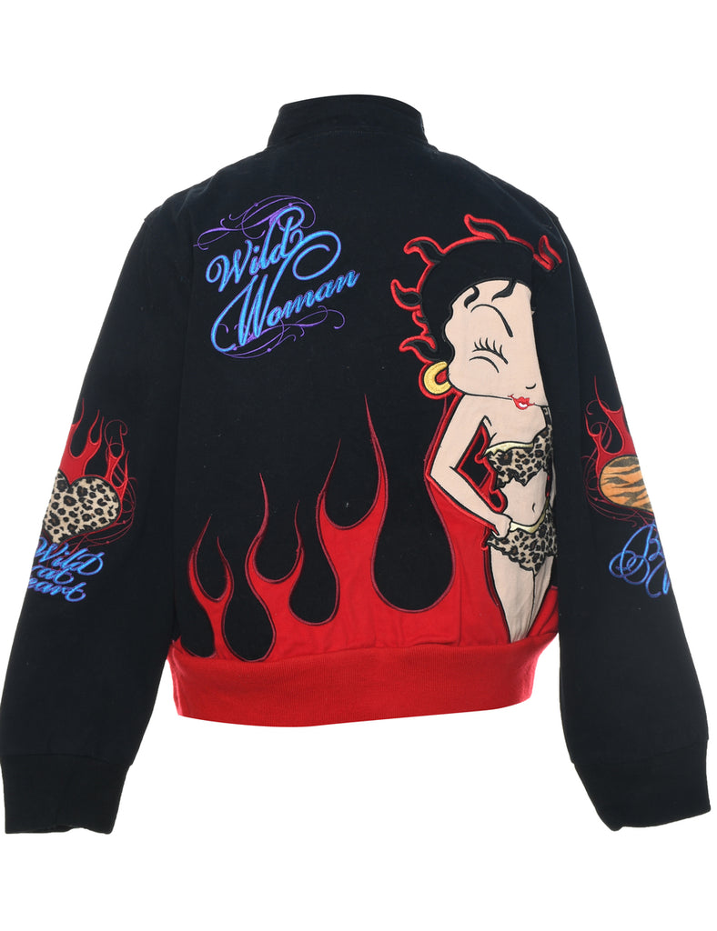Betty Boop Embroidered Jacket - L